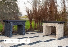 FEROBET Vymývaná dlažba VERONA NERO 40/40/4cm